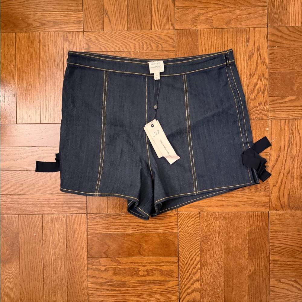 Denim shorts